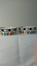 Cat Food Bowls Ceramic Set Of 2