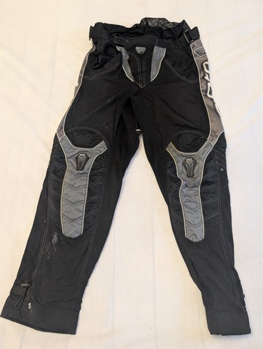 Porto Technical Paintball Pants - Adult - Small - Black / Gray - Padded - Adjust