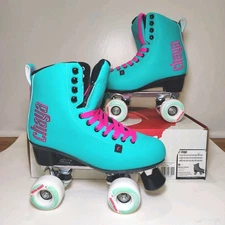 Chaya Melrose Deluxe Turquoise Roller Skates 810584 Women's 9 NEW In Box Derby