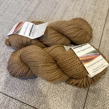 Cascade Yarns 128 Superwash Yarn Color #1961 Tan New Lot of 2 Skeins / Hanks NEW