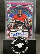 2025 Leaf Metal Hockey Legends Patrick Lalime Auto /5 Blackhawks Sabres Senators