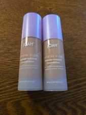 Joah Crystal Glow Foundation Peptide Infused MC030 Light Medium Lot Of 2
