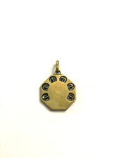 Pendentif Fantaisie Vintage En Métal Doré - Accessoire Bohème Original