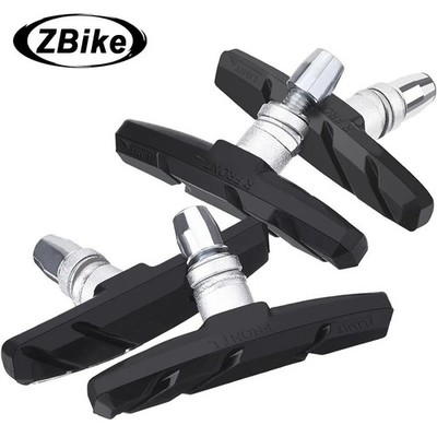 2PCS Bicycle Brake Pads V-Brake Rubber Blocks MTB Road Rim Quiet High Grip Set2x