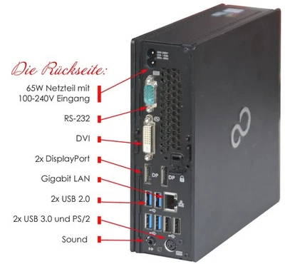 COMPUTER MINI PC Q957 INTEL CPU 8GB DDR4 128GB SSD USB 3.0 2xDP WINDOWS 11 V640 - Bild 1 von 4