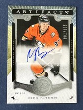 2015-16 Upper Deck Artifacts Nick Ritchie Autograph Anaheim Ducks /135