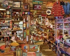 White Mountain 1000 Piece Jigsaw Puzzle Vintage Americana Scene Puzzles 1 EA