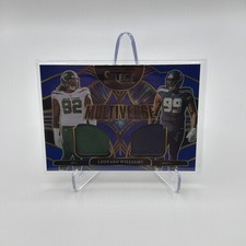 2025 Panini Select - Leonard Williams - Multiverse Dual Relic - Blue Prizm