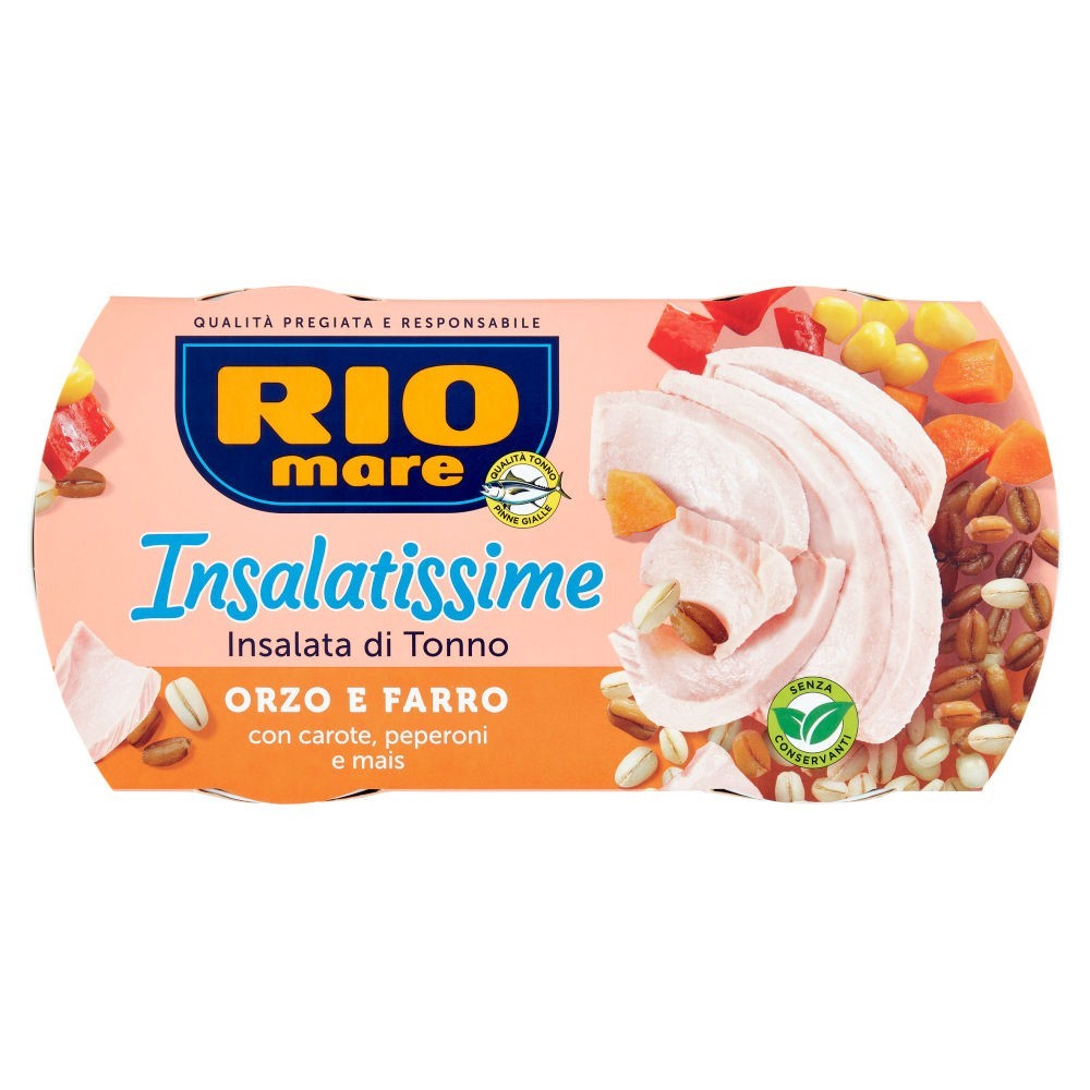 INSALATISSIME ORZO, FARRO E TONNO RIO MARE GR. 160 X 2 PZ.