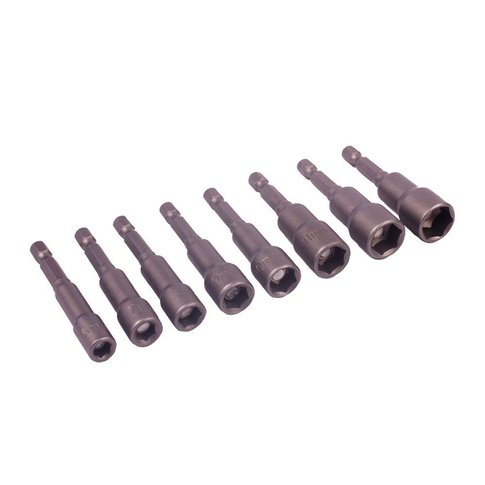 Blue Spot 8 Piece Magnetic 1/4in Hex Nut Driver Set 6mm to 13mm 14107 - Image 7