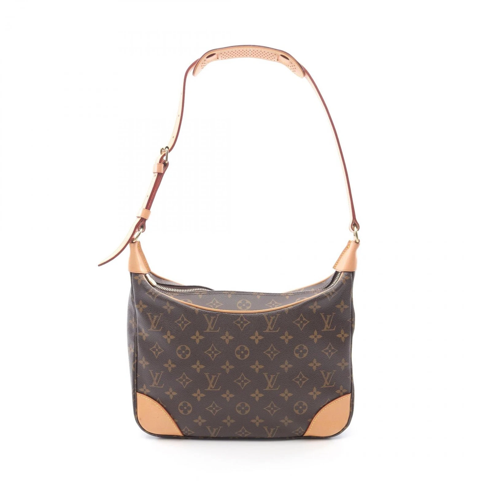 LOUIS VUITTON（LV） Borsa a tracolla Louis Vuitton Boulogne PM M51265 Monogram tela marrone usata donna