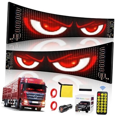 Devil's Eye 2-Pack-19.7"x4.3" Dual LED Eyes - Perfect Sync