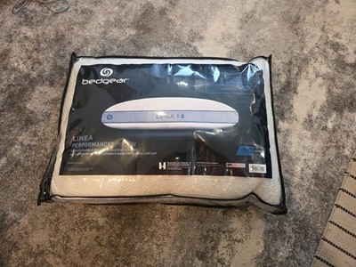 Bedgear Linea Performance Pillow Size 1.0 Firm Support Pillow Stomach Sleeper