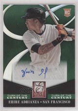2014 Panini Donruss Elite Signatures Turn of the Century Ehire Adrianza Auto 2u3