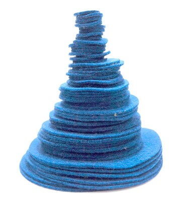 Blue Craft Felt Circles Mixed Sizes 56 Pcs DIY Craft Supplies
