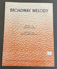 Vintage Sheet Music - Broadway Melody