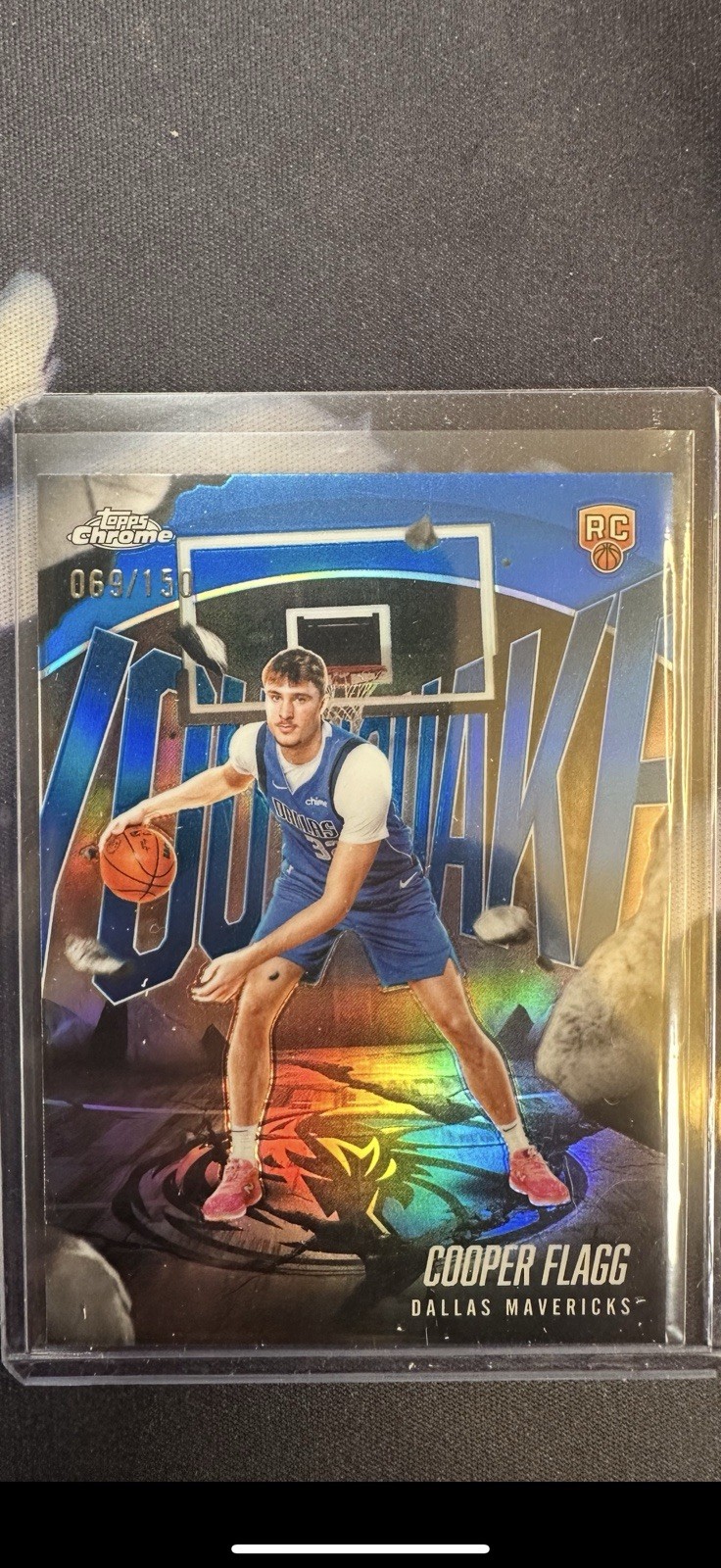 2025 Topps Chrome Cooper Flagg Youthquake YQ-1 Blue /150 Color Match!