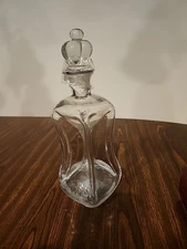Holmegaard Kluk Kluk Pinched Glass Decanter Bottle MCM Danish VTG