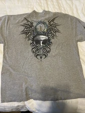 Vintage Y2K ODM Skull Shirt