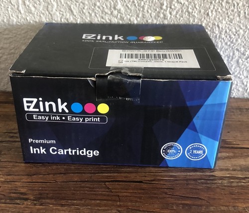 EZink Easy Print 6 Pack Premium Ink Cartridges NEW Open Box EX 5/2021 - 第 1/12 張圖片
