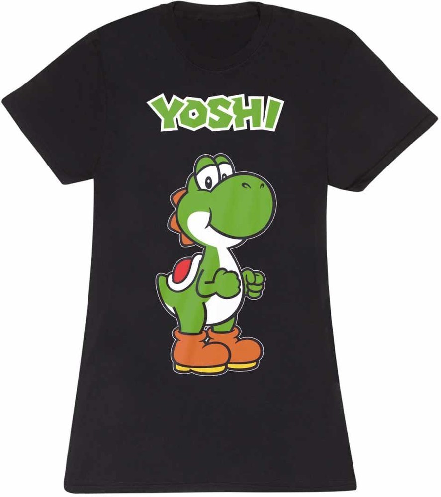 Nintendo Super Mario - Yoshi Name Tag Fitted T-Shirt 5290₽