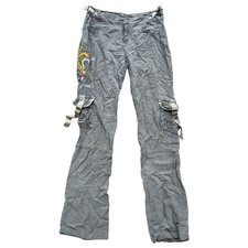 Vintage Y2K Japanese Da-Nang Embroidered Cargo Pants RARE