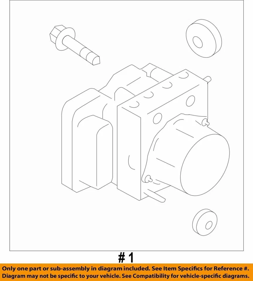 Anti-Lock Brake Part Pump Assembly ID 27596-CA012 Fits 13-16 SCION FR-S 557557 - Image 4 of 4