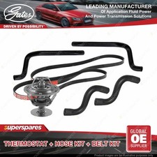 Gates Thermostat Radiator Heater Hose Belt for Toyota Camry SV21 2.0L with A/C