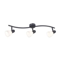 Deckenleuchte Deckenlampe 3Xe14 IP20 40W Schwarz Rabalux