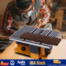 4" Mini Electric Table Saw Craft Power Tool Hobby DIY Metal Wood Cutting Machine
