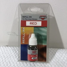 Cosco 2000 PLUS Red Refill Ink .35oz   NEW   Ready for Immediate Shipping!!!