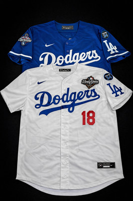 LOS ANGELES DODGERS YAMAMOTO MLB FULY STITCHED WHITE HOME JERSEY #18 BRAND NEW