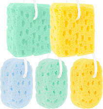 5Pcs Bath Sponge - Sponge Loofah Body Scrubber Bath Sponges for Shower Soft Exfo