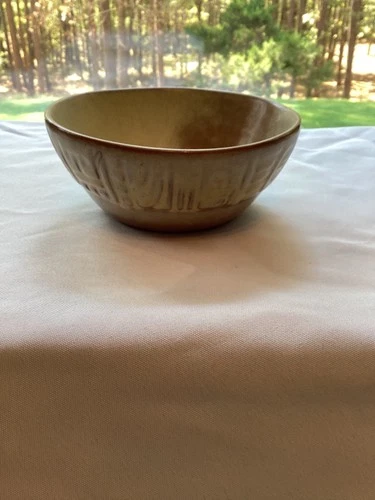 Frankoma Pottery Aztec Gold Ceral Soup bowl