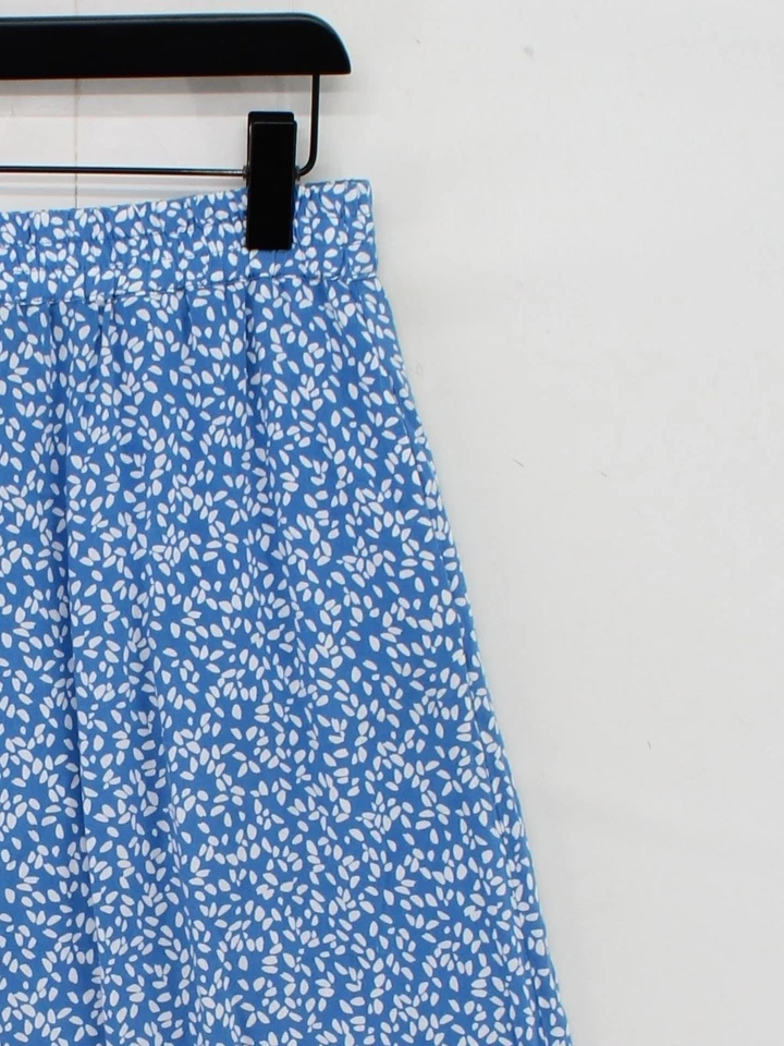 John Lewis Women's Maxi Skirt UK 14 Blue 100% Viscose Long Maxi - Image 4 of 4