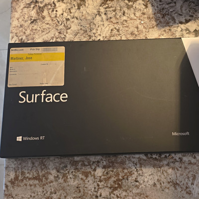 Microsoft Surface 10.6in Windows RT Tablet 64GB Wi-Fi Black w/ Office Open Box