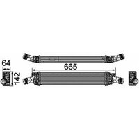 Diederichs DCA1061 LadeluftküHler FüR Audi A6 C7 (4G2, 4GC)