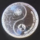 2022 Yin Yang T&C Equilibruim Tokelau Mint Stars-999 Silver 1 Oz Ounce Art Coin