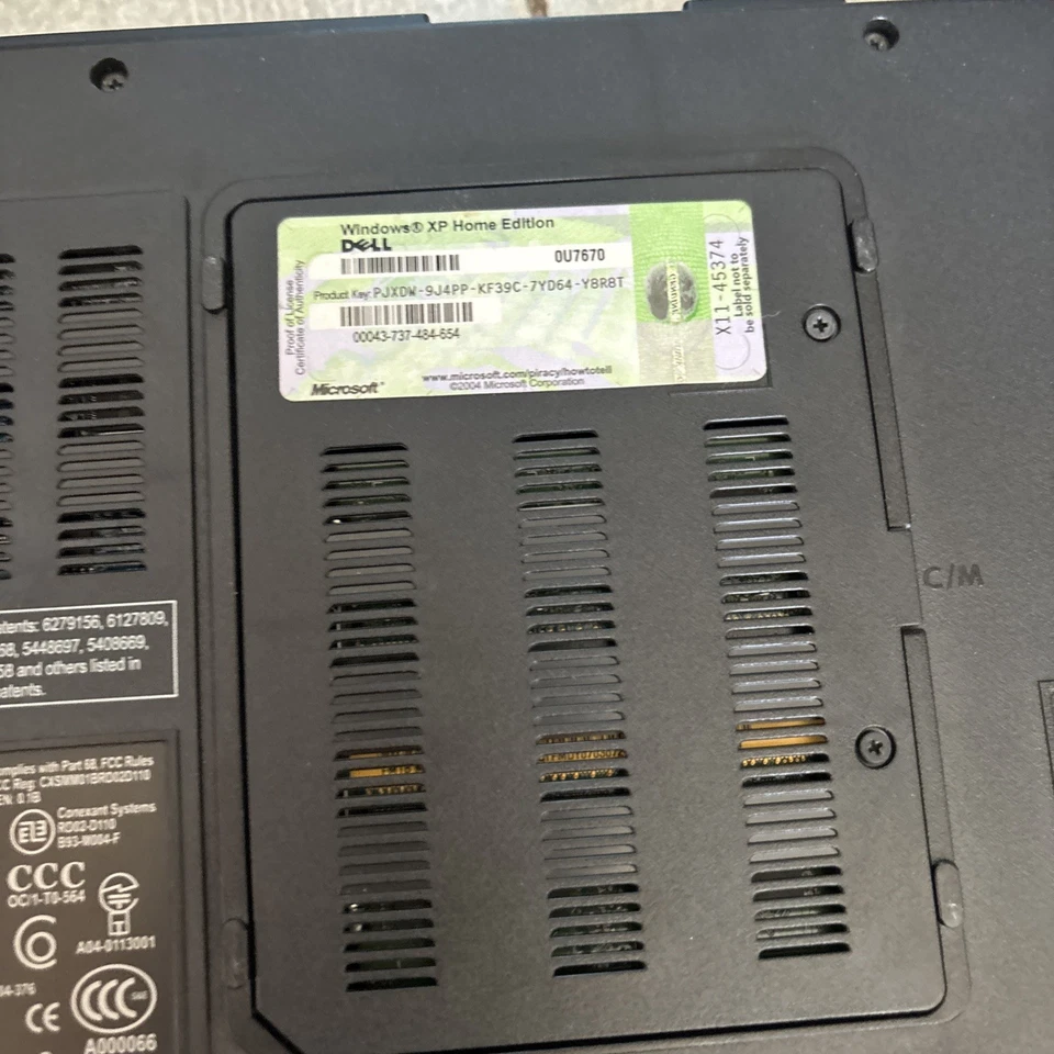 Dell Inspiron 6400 Laptop 1GB RAM 80GB HDD DVD *Faulty - Cracked Screen - Image 3 of 4