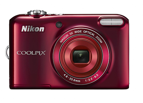 Nikon COOLPIX L28 20.1MP Digital Camera - Red for sale