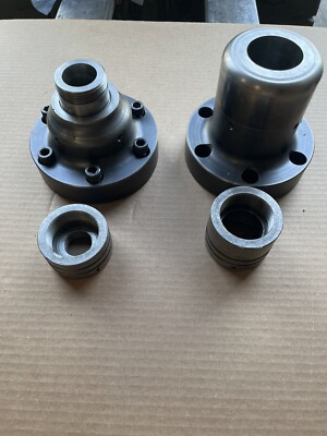 GET BOTH 5C & 3J COLLET CHUCKS W/THREADED NOSEPIECE For Step Collets on 5C (A6)