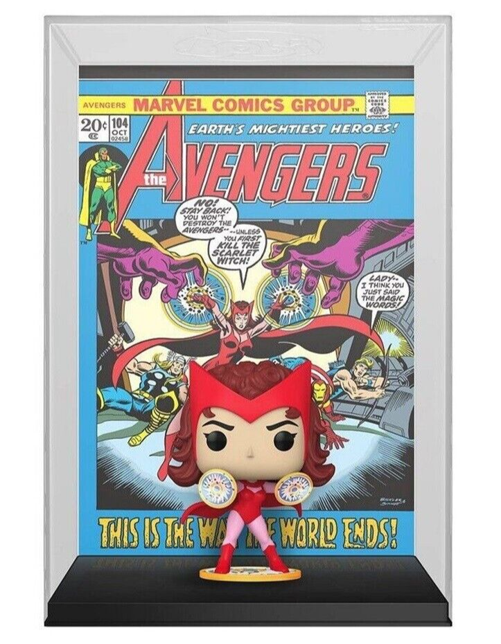 FUNKO POP コミックカバー　スカーレットウィッチ　海外限定日本未発売 Funko POP Marvel Comic Cover Avengers #104 SCARLET WITCH 37 Target