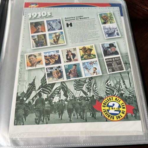 USPS Celebrate The Century Commemorative Stamp Collection 1900-1999 Full Set - Picture 4 of 14