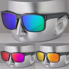 New Mens Rectangle Shield Sports Casual Sunglasses UV400