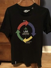 LRG Lifted Research Group Cycle Black Men’s T Shirt Size Medium Streetwear