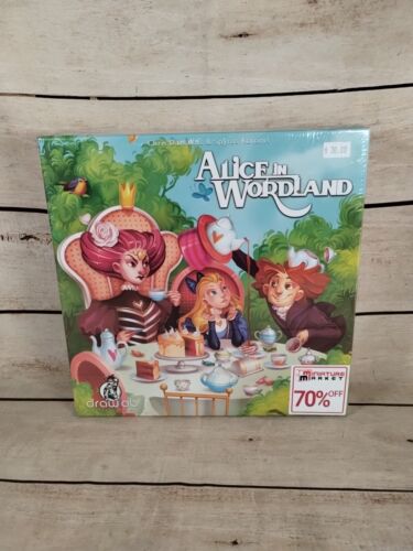 Drawlab Alice in Wordland Board Game NEW/SEALED