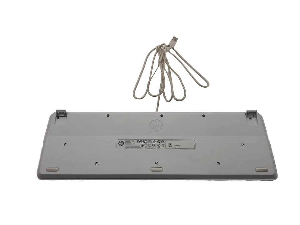 10 x HP Tastatur SK-2120 - USB Tastatur - QWERTZ Full Size - Weiß - Keyboard - Bild 2 von 2