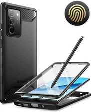 For Samsung Galaxy Note20 Ultra, Clayco Case Built-in 3D Curved Screen Protector