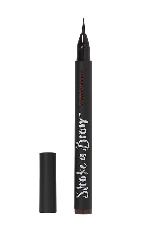 Pluma de plumaje Ardell Beauty Stroke a Brow - marrón oscuro paquete de 3 Foto 2 de 4