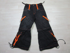 Vintage Tripp NYC Men's S Wide Leg Pants Baggy Goth Punk Black Studded 31x29.5